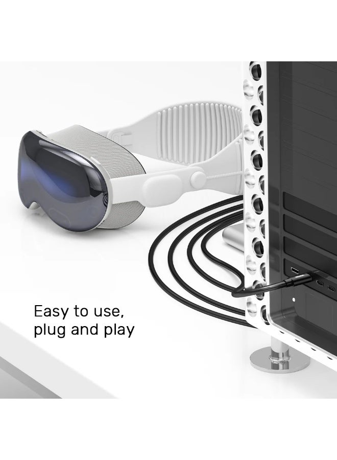 UNITEK كابل VR Link Pro بطول 5م، USB-C بزاوية 90° إلى USB-C، سرعة بيانات 5Gbps، 60W PD، لسماعات Quest و Pico - Image 5