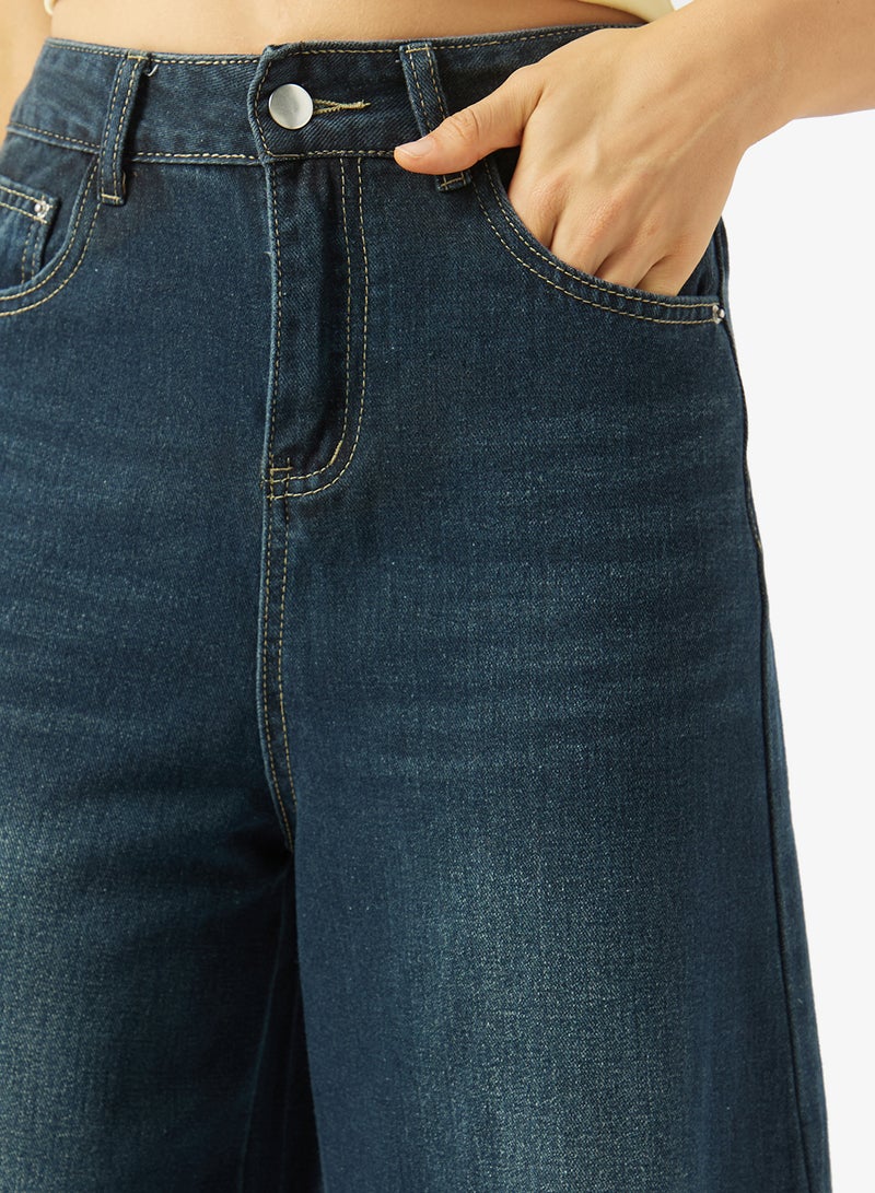 Ginger High Rise Wide Leg Jeans - Image 4