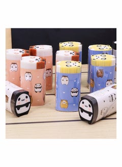 KASTWAVE Animal Pencil Erasers Cylindrical Shaped Cute Erasers  - Image 4