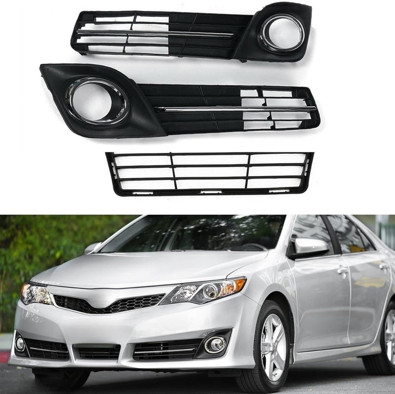 ANTUKO Fog Light Cover Grilles for 2012-2014 Camry SE - Image 1