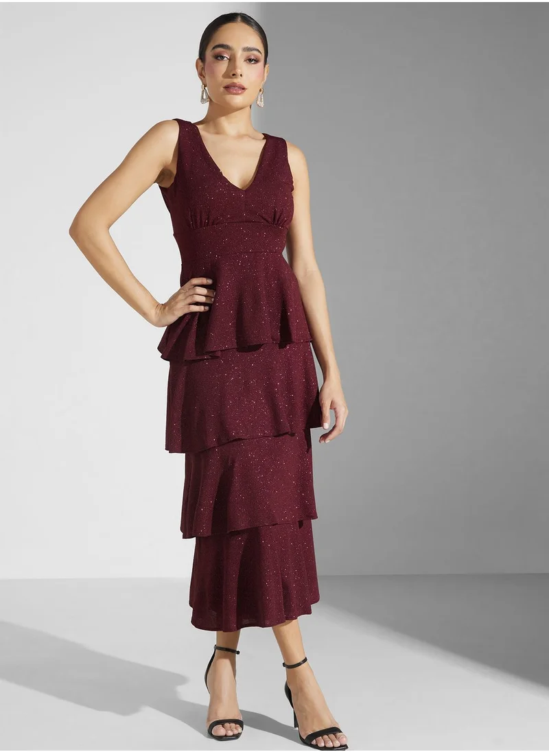 Ella Limited Edition Tiered Sparkle Dress