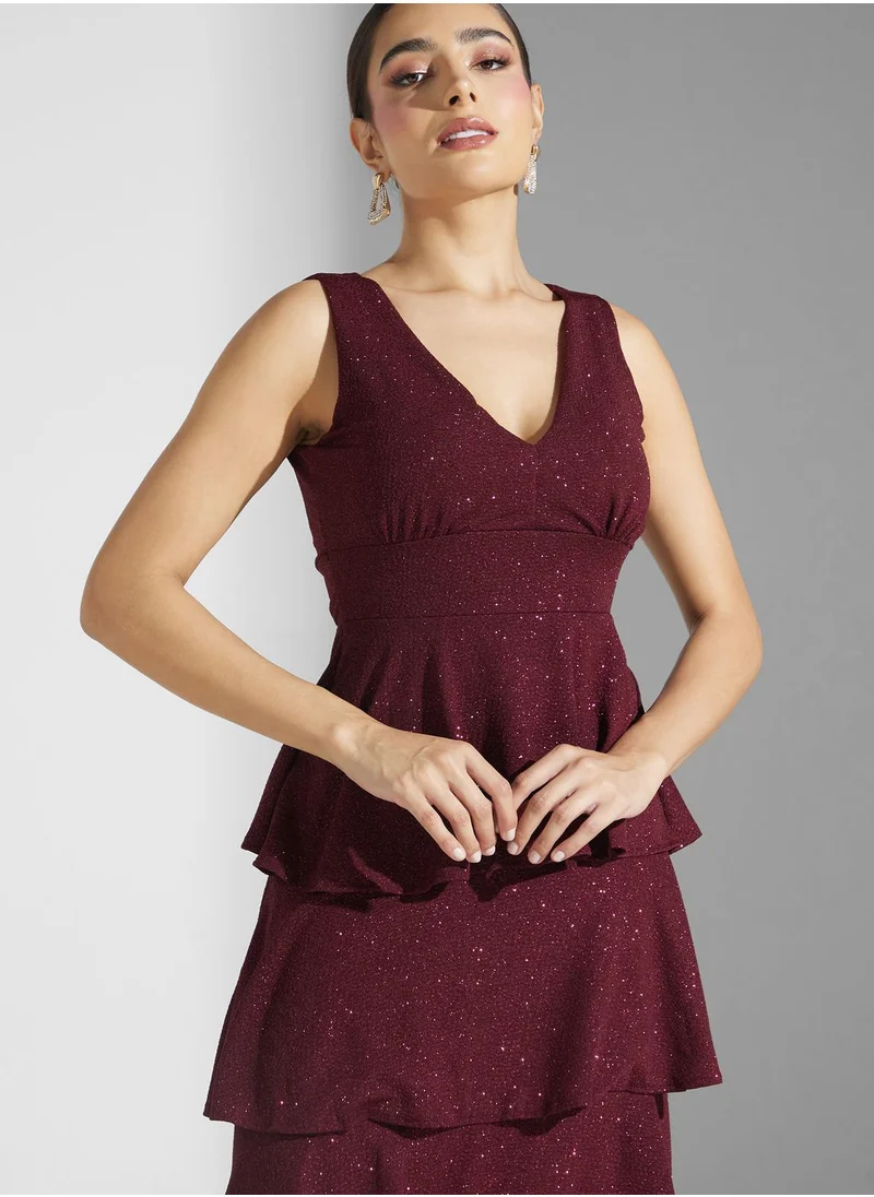 Ella Limited Edition Tiered Sparkle Dress