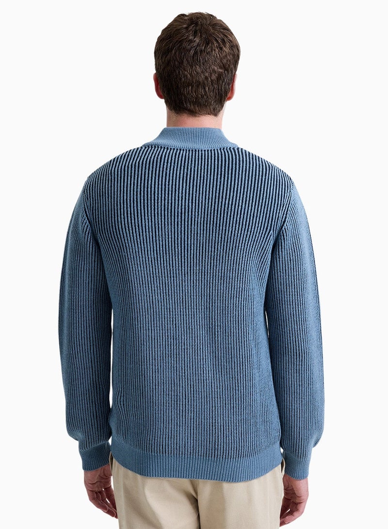 French Connection Two Tone Half Zip - Image 2
