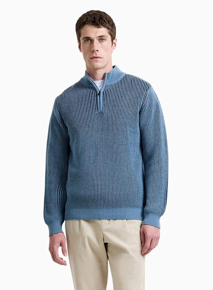 French Connection Two Tone Half Zip