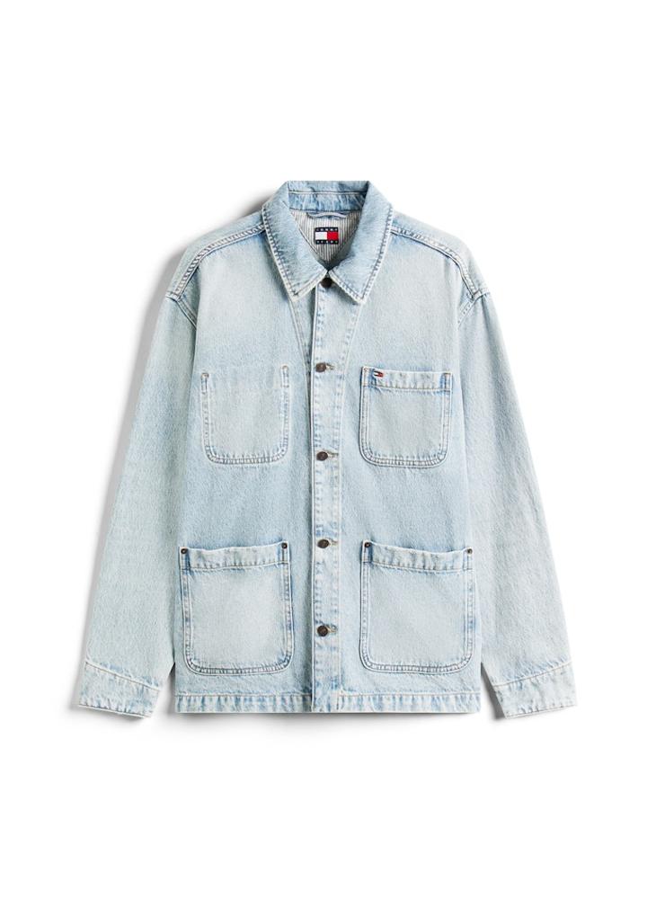 TOMMY JEANS Relaxed Denim Chore Jacket - Image 5