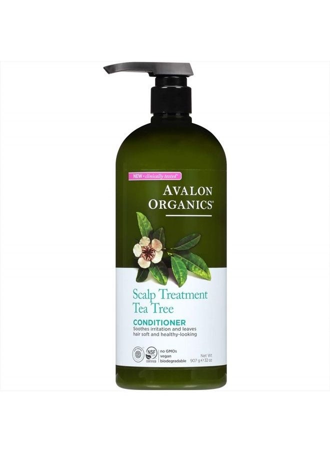 Avalon Organics - Conditioner, Scalp Treatment Tea Tree, 32 Oz - Image 1