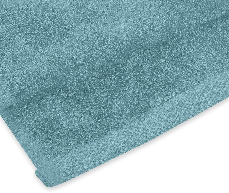 Eddika Super Soft and Highly Absorbent Bamboo Bath Towel for Men & Women Large Size 575 GSM (75 X 140 cm) (Blue) - Image 3