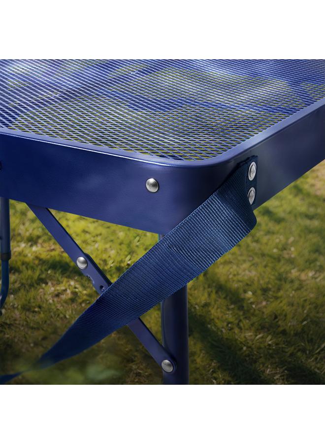 erorex Folding Table Set, Blue - Image 2