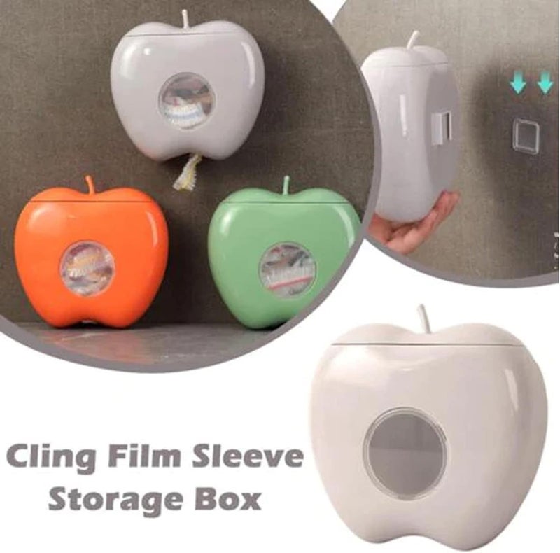 klarako Cling Film Sleeve Storage Box, Cling Film Storage Box, Fresh Keeping Bag Storage Box, Plastic Wrap Storage Box (Green) - Image 5