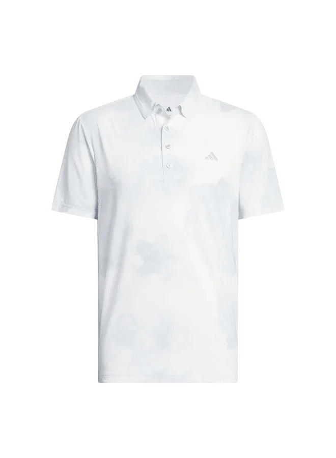 اديداس تيشيرت بولو رجالي أديداس مطبوع بياقة كلاسيكية وشعور منعش