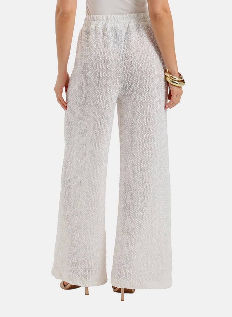Carina Zigzag-Embroidered Pants - Image 3