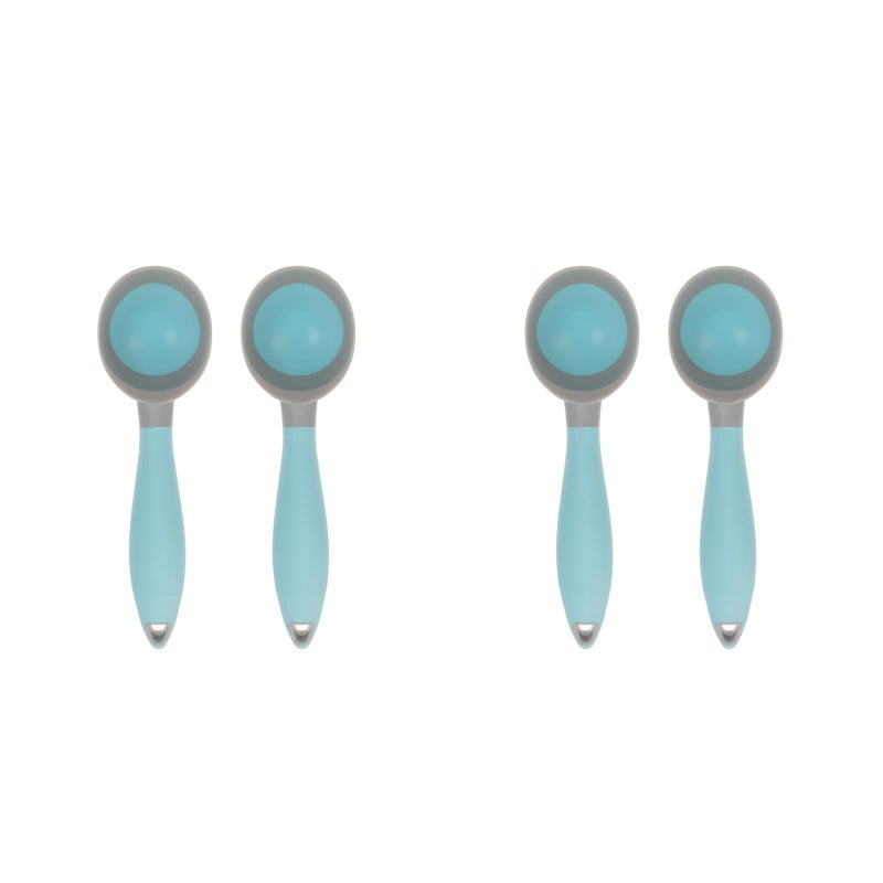4 Pcs Home Use TPR and Rubber Ice Cream Scoop Spoons Ice Cream Tools Fruit - Image 1