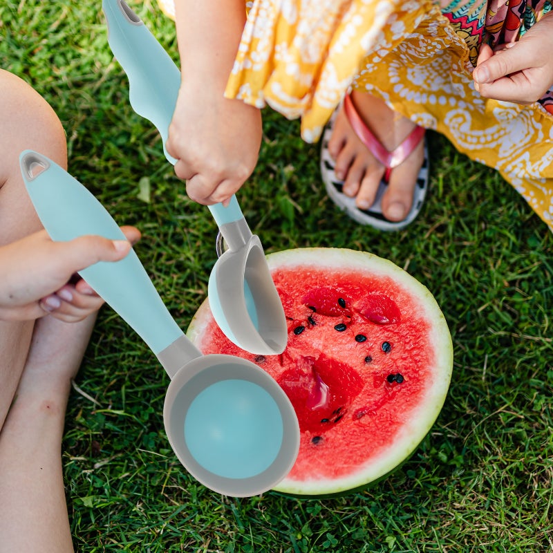 4 Pcs Home Use TPR and Rubber Ice Cream Scoop Spoons Ice Cream Tools Fruit - Image 3
