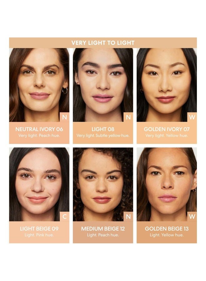 bareMinerals Original Loose Powder Foundation SPF 15, Lightweight Mineral Loose Powder Foundation Makeup, Buildable Coverage, Talc Free, Vegan (Medium Beige 12) - Image 5