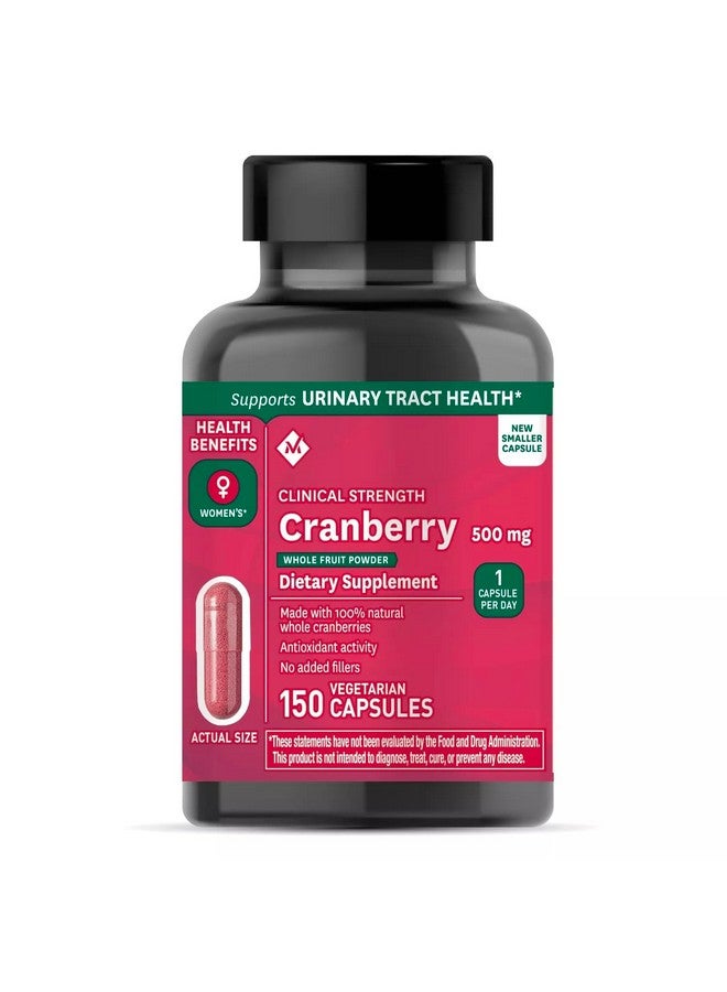 Member's Mark Clinical Strength Cranberry Supplement, 500mg, 150 Count (2 Pack) - Image 1