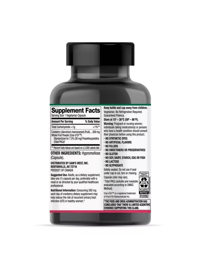 Member's Mark Clinical Strength Cranberry Supplement, 500mg, 150 Count (2 Pack) - Image 5