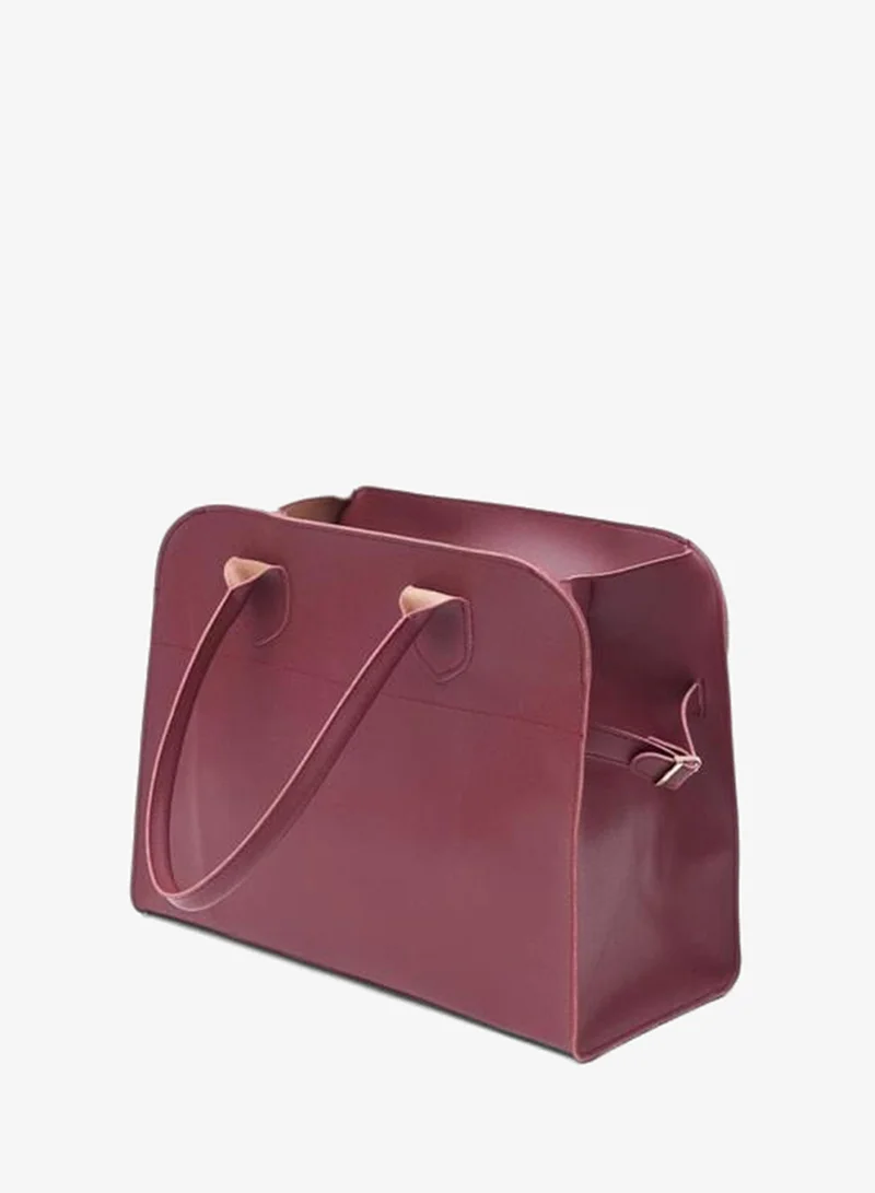 Shule Bags  Piedra Shoulder Bag Burgundy. for Women | Best Price UAE