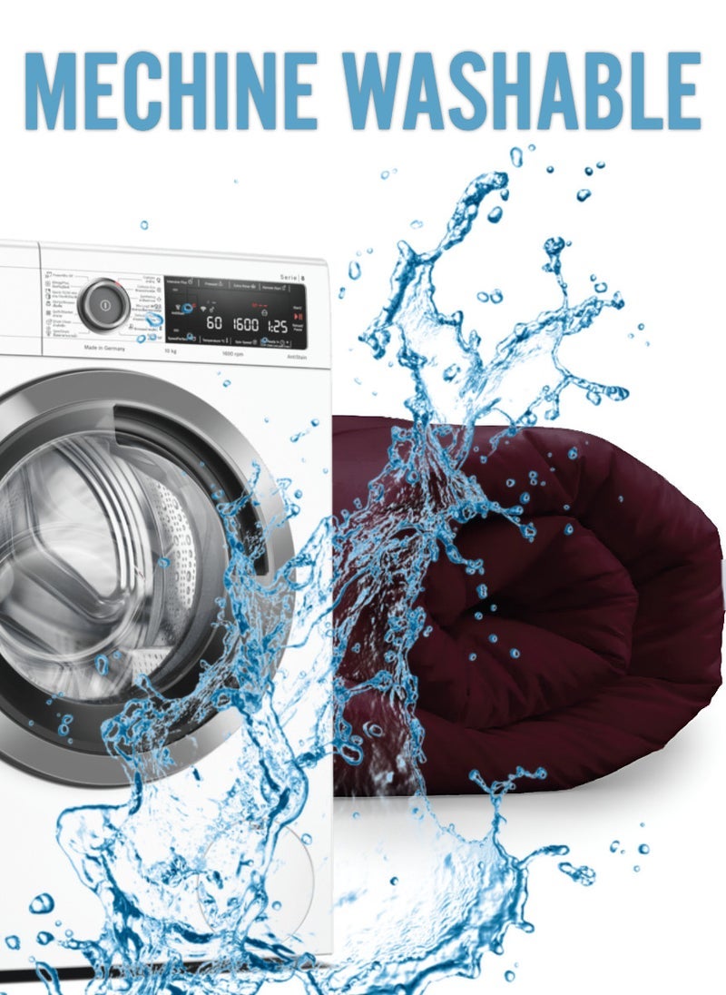 بلوبيري لحاف كستنائي اللون ستوكات 200x220 سم - Image 5