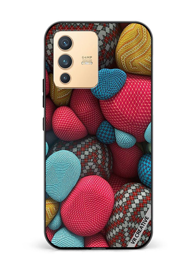 VR CREATIVE Protective Case Cover For Vivo V23 5G Design Multicolour - Image 1