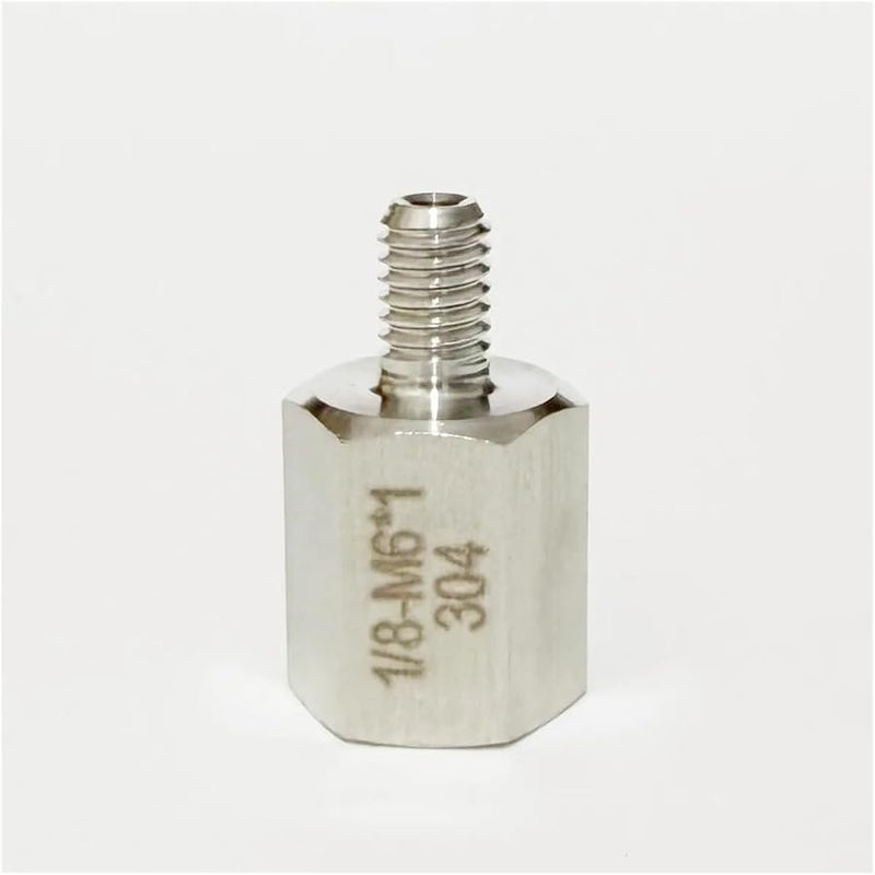 1 8 BSPP Female To Male 304 Stainless Steel High Pressure Pipe Fitting Connector - Image 2