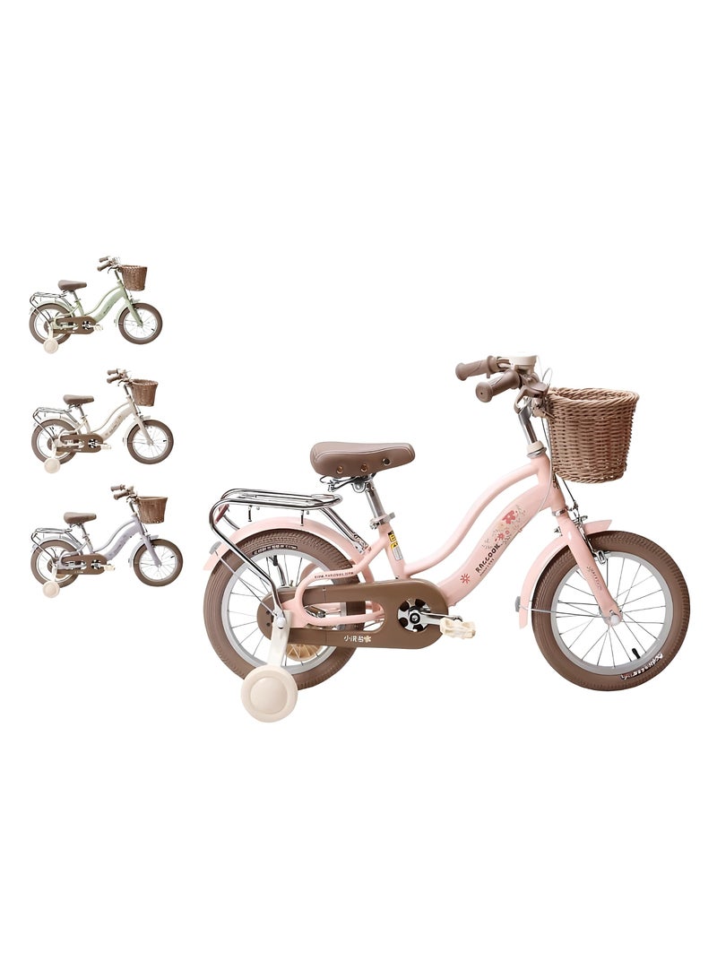 BABYCARA Kids Bike 12/14/16 Inch Assorted Cycling Removable Stabilizers Steel Frame with Basket and Air Tire  - Image 4