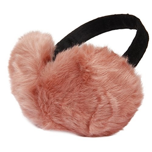FabSeasons Faux Fur Winter Outdoor Accessory Foldable Ear Muffs/Warmer for Girls & Women for protection from Cold, Ideal Head/Hair Accessory during winters - Image 2