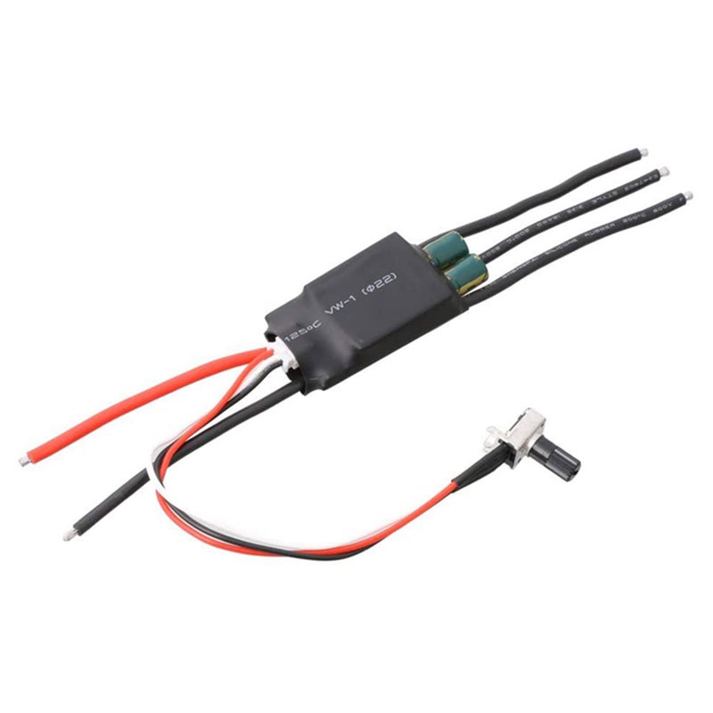 DC 7-24V 200W BLDC 3 Phase Brushless ESC Motor Driver Hallless DC Motor Drive Board Speed Controller Regulator with Potentiometer - Image 1
