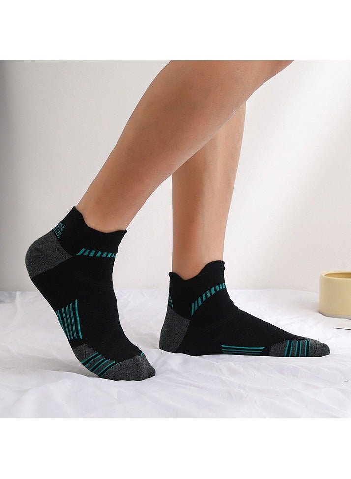 Mens Athletic Socks (5-Pack) - Low Cut, Sweat-Wicking, Odour-Resistant, All-Season Comfort - Ideal for Active Lifestyles, Running  Everyday Wear - Ultimate Socks for Men Collection - Image 2