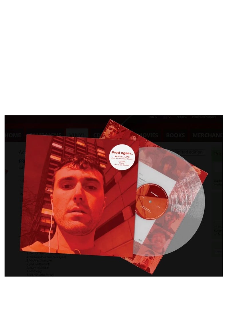 Fred Again  - Actual Life  - Color Vinyl 