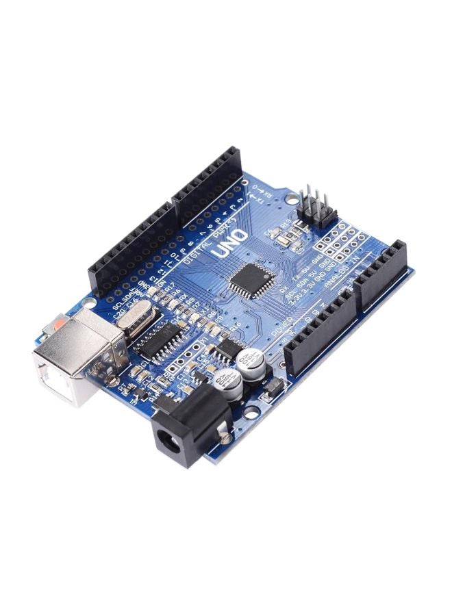 Arduino Uno R3 Development Board With USB Cable For UNO IDE Project 68.6x53.5x13cm Blue - Image 4