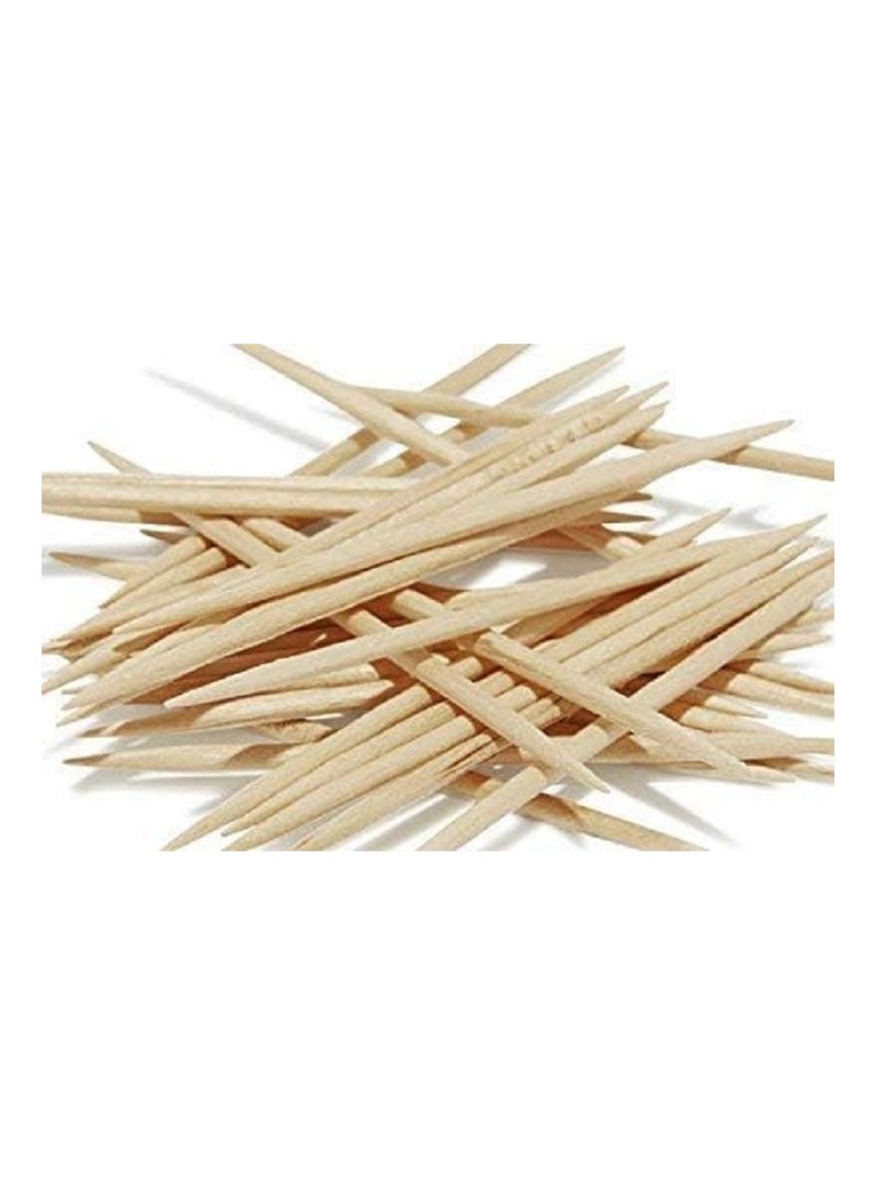 Wooden Toothpick Set - 2 Pack Multi-Color Toothpick Dispenser - Image 3
