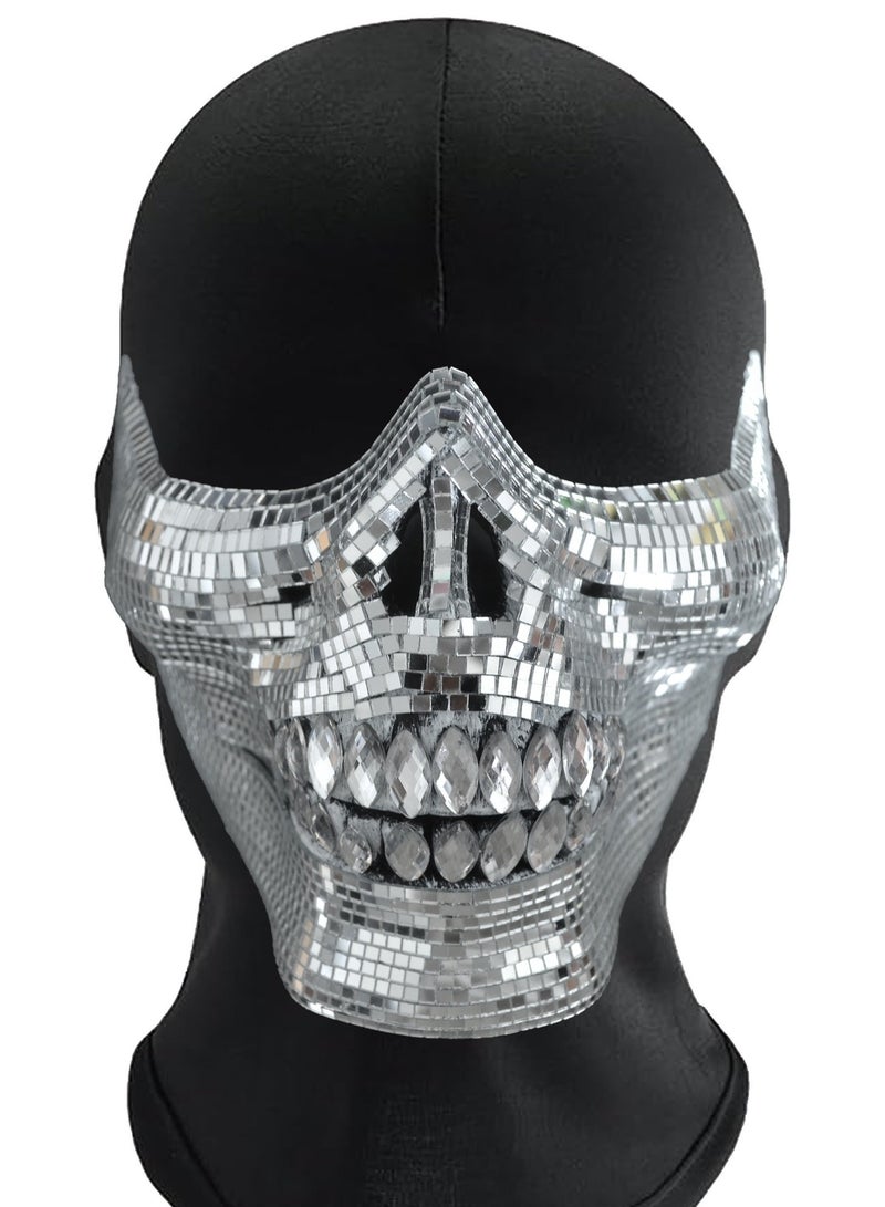 general Halloween mask costume party mask half-face with big teeth comfortable to wear - Image 1