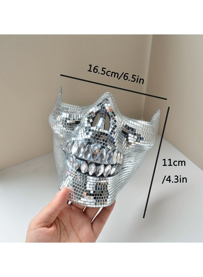 general Halloween mask costume party mask half-face with big teeth comfortable to wear - Image 3