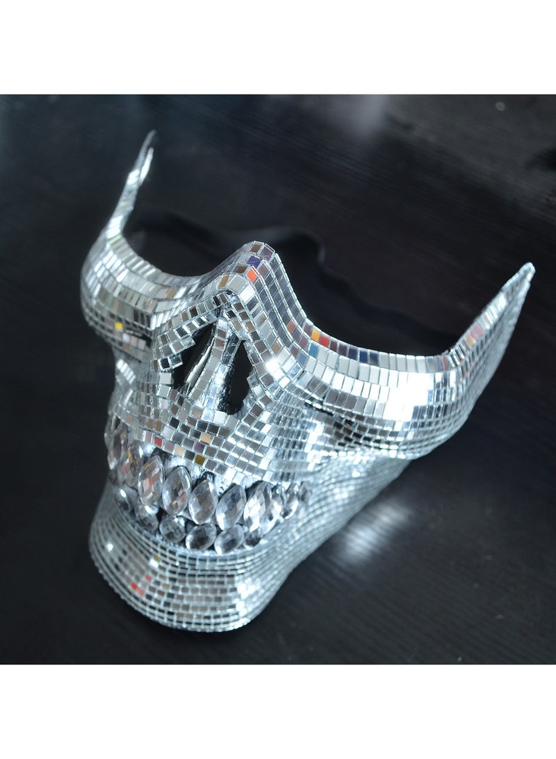 general Halloween mask costume party mask half-face with big teeth comfortable to wear - Image 2