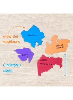 Imagimake Imagimake Mapology India Map Puzzles - Includes State Capitals - Geography for Kids - Learning & Educational Toys for Kids 5-7 - Gift for 5, 6, 7, 8 & 9 Year Old Boys & Girls  - Image 4