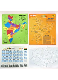 Imagimake Imagimake Mapology India Map Puzzles - Includes State Capitals - Geography for Kids - Learning & Educational Toys for Kids 5-7 - Gift for 5, 6, 7, 8 & 9 Year Old Boys & Girls  - Image 3