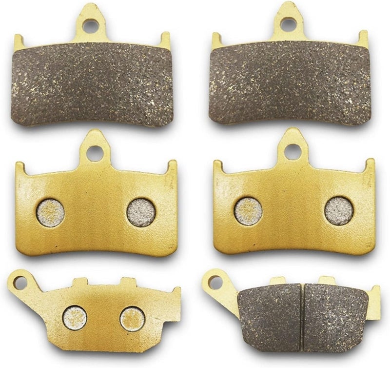 QASULER Motorcycle Brake Pads Set
