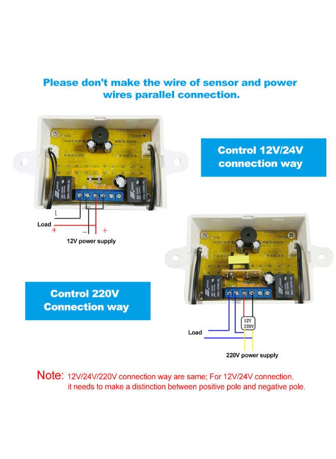 NIBEMINENT Micro Computer Intelligent Digital Temperature Controller With Dual Display ZFX-ST3012 220V/1500W Multicolour - Image 3