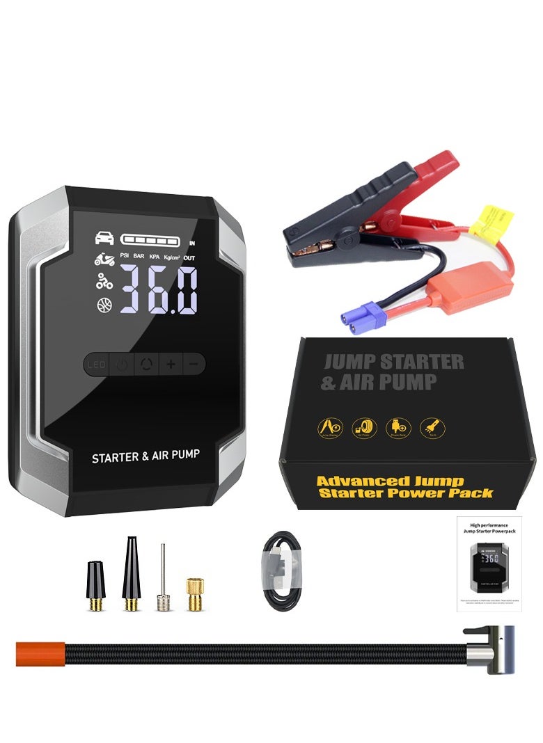 Luttec Car Jump Starter Charger for Vehicles Emergency Car Booster Smart Pump Air Compressor  - Image 1
