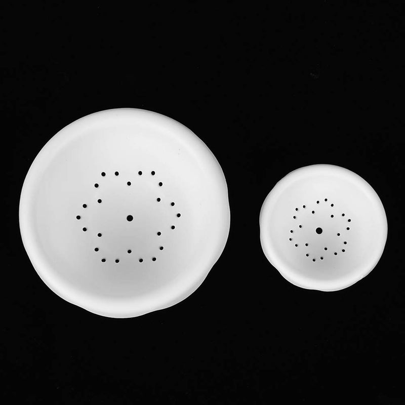 EORTA EORTA 6Pcs Fondant Flower Drying Molds Big Sized Flower Shaping Bowl Forming Cups  White  2 Size  Dia.10 CM and 6.5 CM  - Image 3