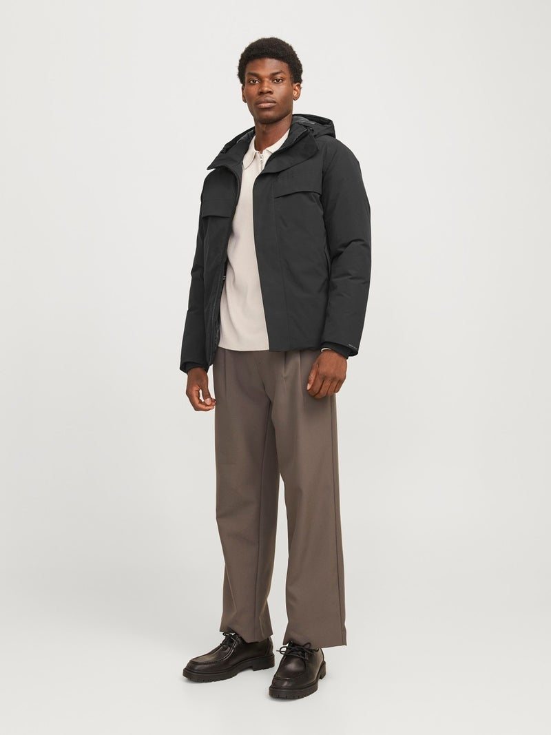 Jack Jones Jack Jones Men's Softshell Waterproof Hooded Jacket 12259457  - Image 3