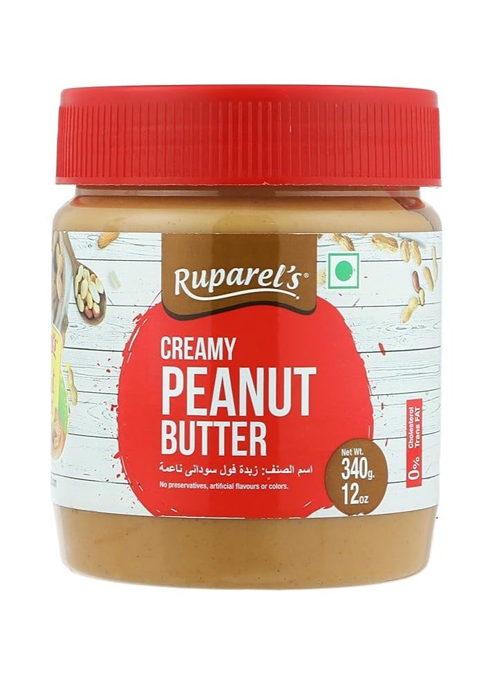 Ruparel's Creamy Peanut Butter - 340 grams - Image 1