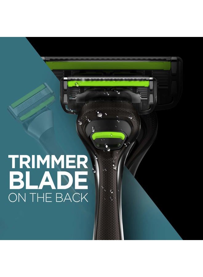 Dorco Pace 6 Plus- Six Blade Razor System with Trimmer - 52 Pack Refill (No Handle) - Image 4