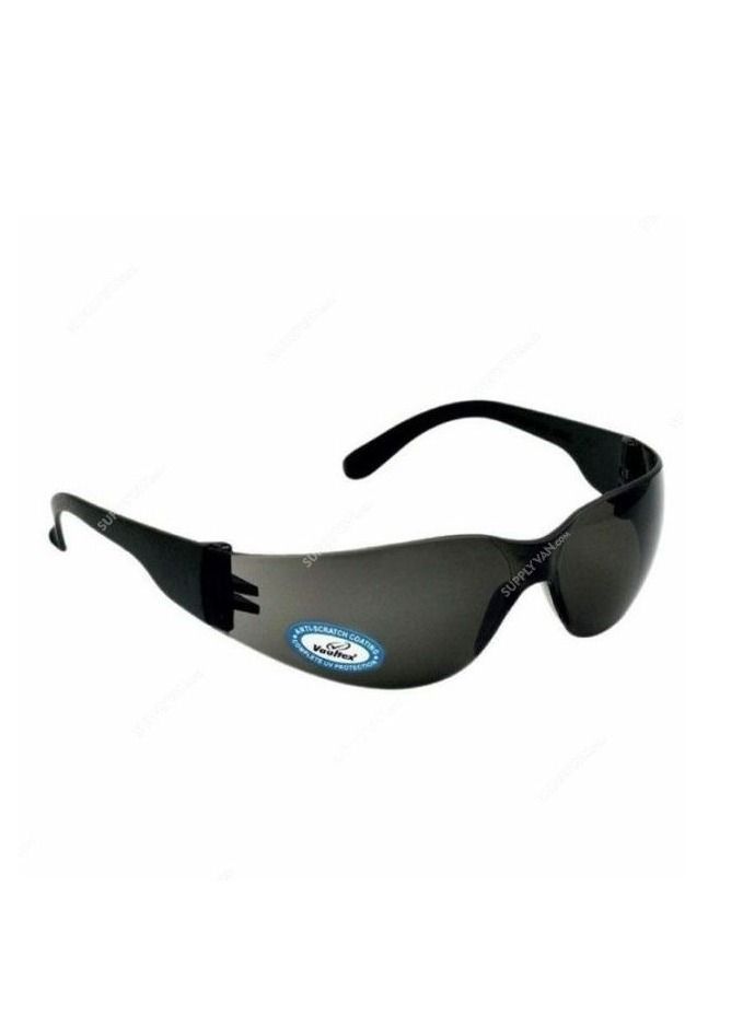 Vaultex Uv Protection Anti Scratch Resistant Safety Goggles Working Eye Protection Spectacles Grey Lens 