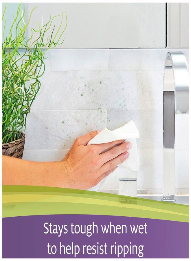 Viva مناديل ورقية VIVA اختيار الورقة بيضاء كبيرة، 6 لفات، نسيج يشبه القماش، مناديل ورقية قوية وناعمة لتنظيف مثالي - Image 5