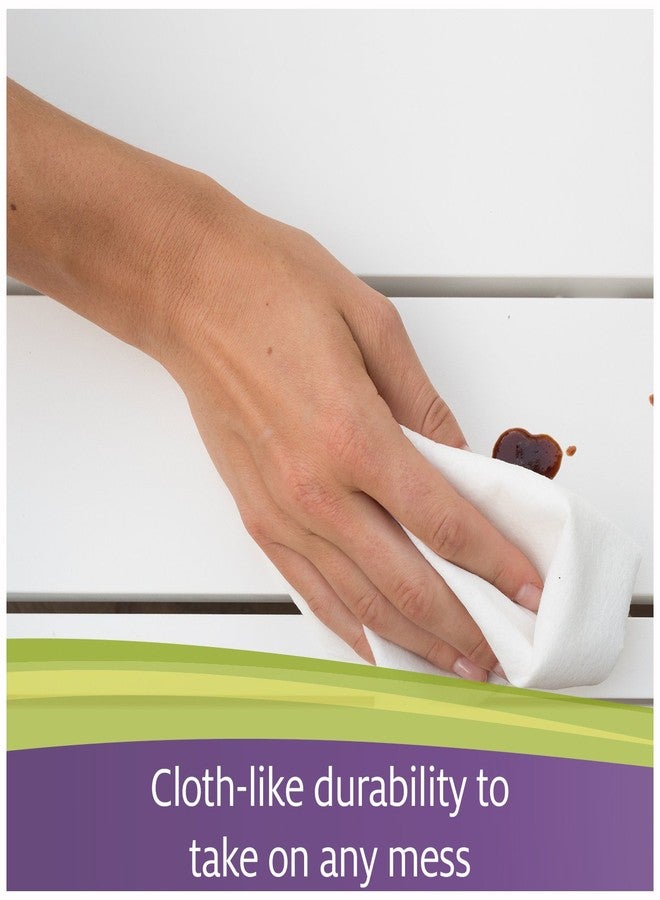 Viva مناديل ورقية VIVA اختيار الورقة بيضاء كبيرة، 6 لفات، نسيج يشبه القماش، مناديل ورقية قوية وناعمة لتنظيف مثالي - Image 3