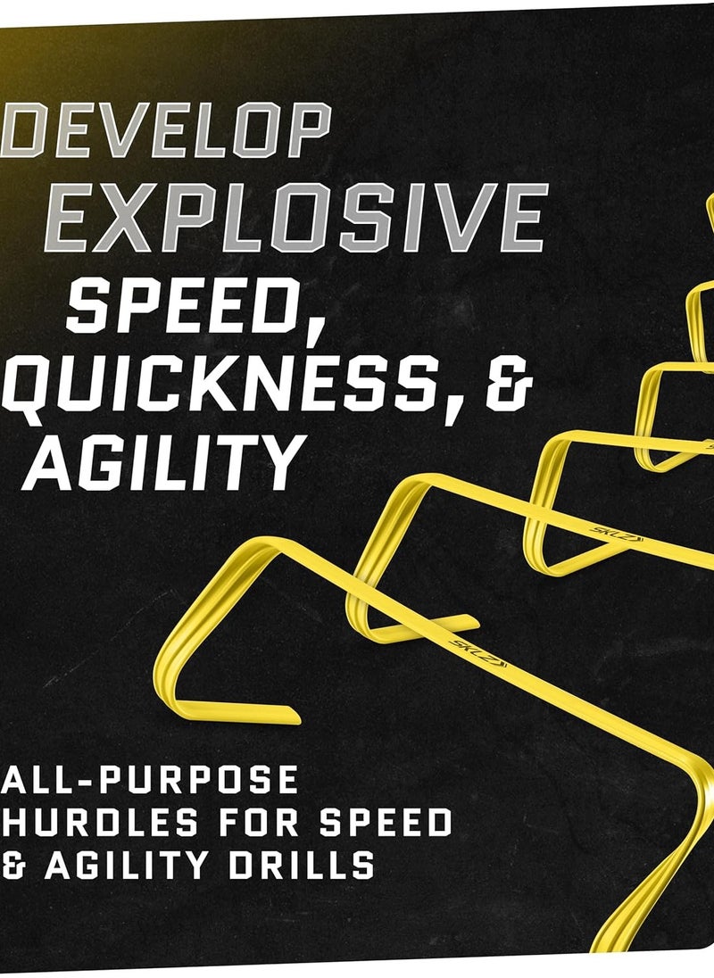 General - Agility Training Set: 6X Hurdles and Speed Gates, Boost Speed, Agility, and Coordination! - Image 1