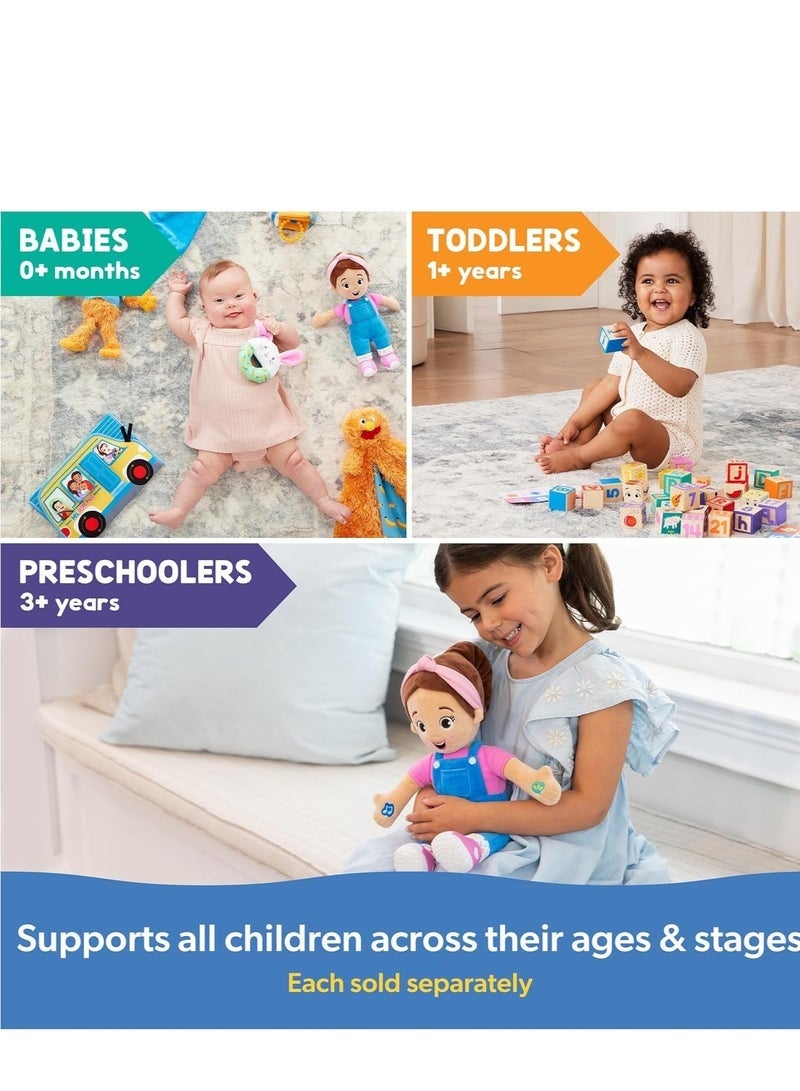 HASSM Official talking and singing doll, interactive toy with 4 songs and 9+ phrases, toddler toys for girls and boys - Image 4