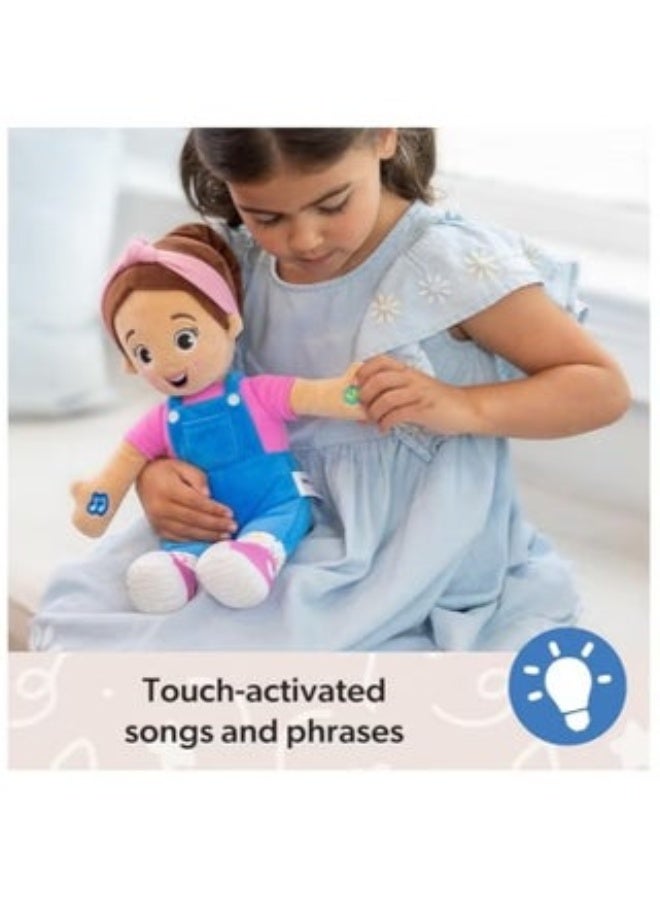 HASSM Official talking and singing doll, interactive toy with 4 songs and 9+ phrases, toddler toys for girls and boys - Image 5