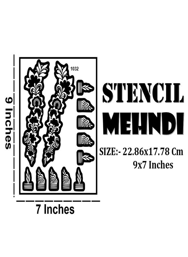 ORDERSHOCK Intricate Hand Mehndi Stencil Sticker for Modern Look - Image 3